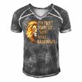 Lion Dad Dont Scare Me I Have 3 Daughters Funny Fathers Day Men's Short Sleeve V-neck 3D Print Retro Tshirt Grey