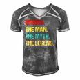 Mens Morris The Man The Myth The Legend Men's Short Sleeve V-neck 3D Print Retro Tshirt Grey Mens Morris The Man The Myth The Legend Men's Short Sleeve V-neck 3D Print Retro Tshirt Grey