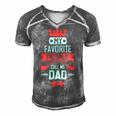 Mens My Favorite People Call Me Pop Fathers Day Men's Short Sleeve V-neck 3D Print Retro Tshirt Grey