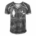 Mens My Wife Vs Your Wife Funny Husband Men Groom Present Sleeveless Top 269 Trending Shi Men's Short Sleeve V-neck 3D Print Retro Tshirt Grey