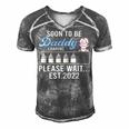 Mens New Dad Shirt Funny Pregnancy Announcement Soon To Be Daddy 277 Trending Shir Men's Short Sleeve V-neck 3D Print Retro Tshirt Grey