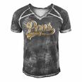 Mens Pops For Dad And Fathers Day From Daughter Or Son Men's Short Sleeve V-neck 3D Print Retro Tshirt Grey