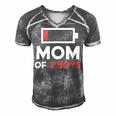 Mom Of 2 Boys Shirt From Son Mothers Day Birthday Women Active 154 Trending Shirt Men's Short Sleeve V-neck 3D Print Retro Tshirt Grey