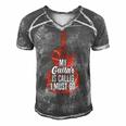 My Guitar Is Calling And I Must Go 525 Trending Shirt Men's Short Sleeve V-neck 3D Print Retro Tshirt Grey