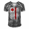 Paramedic Usa America Flag Star Of Life Men's Short Sleeve V-neck 3D Print Retro Tshirt Grey