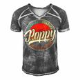 Poppy Because Grandpa Is For Old Guys V2 Men's Short Sleeve V-neck 3D Print Retro Tshirt Grey