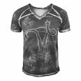 Pro Choice Reproductive Rights My Body My Choice Gifts Women Men's Short Sleeve V-neck 3D Print Retro Tshirt Grey