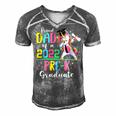 Proud Dad Of A 2022 Pre-K Graduate Unicorn Grad Senior Men's Short Sleeve V-neck 3D Print Retro Tshirt Grey