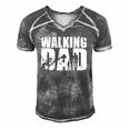 The Walking Dad Cool Tv Shower Fans Design Essential Men's Short Sleeve V-neck 3D Print Retro Tshirt Grey