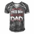 This Bod Says Im A Dad Tee Great Presents In Fathers Day 21 Shirt Men's Short Sleeve V-neck 3D Print Retro Tshirt Grey