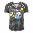 Today Is A Core Memory Day For Men Women & Kids 258 Trending Shirt Men's Short Sleeve V-neck 3D Print Retro Tshirt Grey