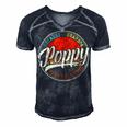 Poppy Because Grandpa Is For Old Guys V2 Men's Short Sleeve V-neck 3D Print Retro Tshirt Navy Blue