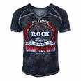 Rock Shirt Family Crest Rock T Shirt Rock Clothing Rock Tshirt Rock Tshirt Gifts For The Rock Men's Short Sleeve V-neck 3D Print Retro Tshirt Navy Blue