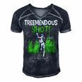 Treemendous Golf Shot In The Trees 66 Trending Shirt Men's Short Sleeve V-neck 3D Print Retro Tshirt Navy Blue