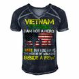 Veteran Veterans Day Vietnam Veteran I Am Not A Hero But I Did Have The Honor 65 Navy Soldier Army Military Men's Short Sleeve V-neck 3D Print Retro Tshirt Navy Blue