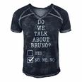 We Don’T Talk About Bru-No Men Women Kids 329 Trending Shirt Men's Short Sleeve V-neck 3D Print Retro Tshirt Navy Blue