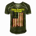 Aircraft Carrier Uss Nimitz Cvn-68 Veterans Day Father Day T-Shirt Men's Short Sleeve V-neck 3D Print Retro Tshirt Green