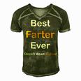 Best Farter Ever Oops I Meant Father Fathers Day Men's Short Sleeve V-neck 3D Print Retro Tshirt Green