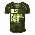 Best Pamma Ever - Vintage Father Men's Short Sleeve V-neck 3D Print Retro Tshirt Green