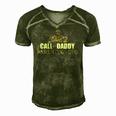 Call Of Daddy Parenting Ops Gamer Dads Funny Fathers Day Men's Short Sleeve V-neck 3D Print Retro Tshirt Green