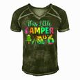 Camper Kids Birthday 6 Years Old Camping 6Th B-Day Funny Men's Short Sleeve V-neck 3D Print Retro Tshirt Green