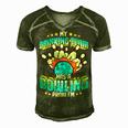 Funny My Drinking Team Has A Problem 263 Bowling Bowler Men's Short Sleeve V-neck 3D Print Retro Tshirt Green