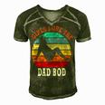 Girls Love The Dad Bod Men's Short Sleeve V-neck 3D Print Retro Tshirt Green