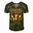 If I Wanted The Government In My Uterus Feminist Men's Short Sleeve V-neck 3D Print Retro Tshirt Green