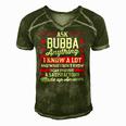Mens Ask Bubba Anything Funny Bubba Fathers Day Gifts Men's Short Sleeve V-neck 3D Print Retro Tshirt Green