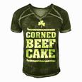 Mens Corned Beefcake Funny St Patricks Day 551 Trending Shirt Men's Short Sleeve V-neck 3D Print Retro Tshirt Green