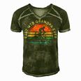 Mens Mountain Bike Retro Biking Vintage - Mtb Biker Grandpa Gifts 481 Trending Shirt Men's Short Sleeve V-neck 3D Print Retro Tshirt Green