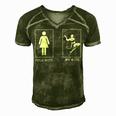 Mens My Wife Vs Your Wife Funny Husband Men Groom Present Sleeveless Top 269 Trending Shi Men's Short Sleeve V-neck 3D Print Retro Tshirt Green