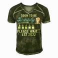 Mens New Dad Shirt Funny Pregnancy Announcement Soon To Be Daddy 277 Trending Shir Men's Short Sleeve V-neck 3D Print Retro Tshirt Green