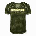 Mens Worlds Worst Dadfunny Fathers Day For Dads Men's Short Sleeve V-neck 3D Print Retro Tshirt Green