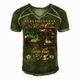 My Daughter Wears Combat Boots Proud Army Dad Men's Short Sleeve V-neck 3D Print Retro Tshirt Green