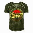 Poppy Because Grandpa Is For Old Guys V2 Men's Short Sleeve V-neck 3D Print Retro Tshirt Green