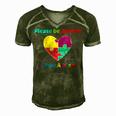 Red Wine Blue 4Th Of July Wine Red White Blue Wine Glasses V5 Men's Short Sleeve V-neck 3D Print Retro Tshirt Green