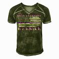 Rett Syndrome Warrior Usa Flag United States Flag Purple Ribbon Rett Syndrome Rett Syndrome Awareness Men's Short Sleeve V-neck 3D Print Retro Tshirt Green