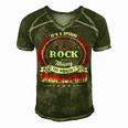 Rock Shirt Family Crest Rock T Shirt Rock Clothing Rock Tshirt Rock Tshirt Gifts For The Rock Men's Short Sleeve V-neck 3D Print Retro Tshirt Green