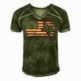 Texas 4Th Of July American Flag Usa Patriotic Men Women Men's Short Sleeve V-neck 3D Print Retro Tshirt Green