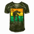 The Boss The Real Boss – Father Son Daughter Matching Dad Men's Short Sleeve V-neck 3D Print Retro Tshirt Green