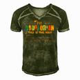 The Dadalorian Funny Like A Dad Just Way Cooler Fathers Day Men's Short Sleeve V-neck 3D Print Retro Tshirt Green