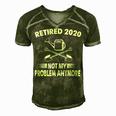 This 2020 Retirement Funny Garden 556 Shirt Men's Short Sleeve V-neck 3D Print Retro Tshirt Green