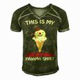 This Is My Christmas Pajama 879 Shirt Men's Short Sleeve V-neck 3D Print Retro Tshirt Green