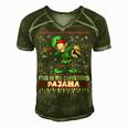 This Is My Christmas Pajama Volleyball 874 Shirt Men's Short Sleeve V-neck 3D Print Retro Tshirt Green