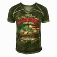 Veteran Veterans Day I Am A Women Veteran I Served I Sacrificed I Regret Nothing Navy Soldier Army Military Men's Short Sleeve V-neck 3D Print Retro Tshirt Green