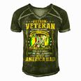 Veteran Veterans Day Vietnam Veteran We Fought Without Americas Support 95 Navy Soldier Army Military Men's Short Sleeve V-neck 3D Print Retro Tshirt Green