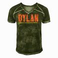 Vintage Retro Bob Dylan&X27S Underline Fans Art Men Women Men's Short Sleeve V-neck 3D Print Retro Tshirt Green