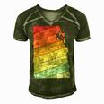 Vintage Retro Rock Climber 180 Shirt Men's Short Sleeve V-neck 3D Print Retro Tshirt Green