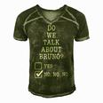 We Don’T Talk About Bru-No Men Women Kids 329 Trending Shirt Men's Short Sleeve V-neck 3D Print Retro Tshirt Green